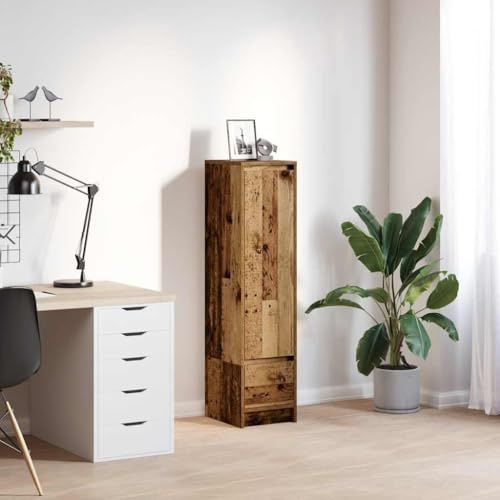 Lechnical Credenza Legno Antico 29,5x34x119,5 cm in Truciolato -861659
