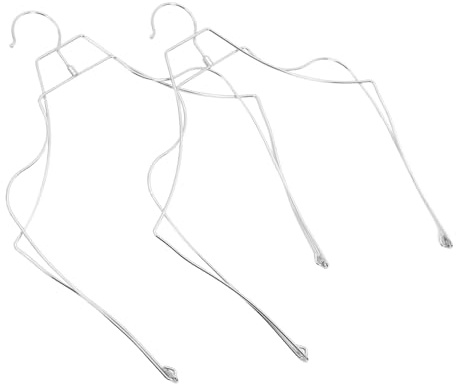 VILLFUL Set in Lega di Alluminio Pieghevoli e Grucce per Costumi da Bagno 2 Pezzi per Argento, Appendini Riutilizzabili Organizzare Bikini Swimwear a Casa