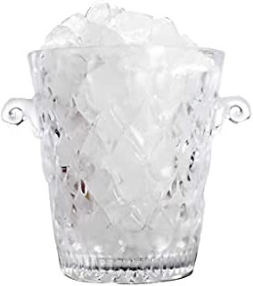 Portaghiaccio Secchiello Per Il Ghiaccio Secchiello Per Il Ghiaccio In Vetro Trasparente Addensato Secchiello Per Il Vino Per La Casa Secchiello Per Champagne Da Bar Creativo Secchiello Ghiaccio