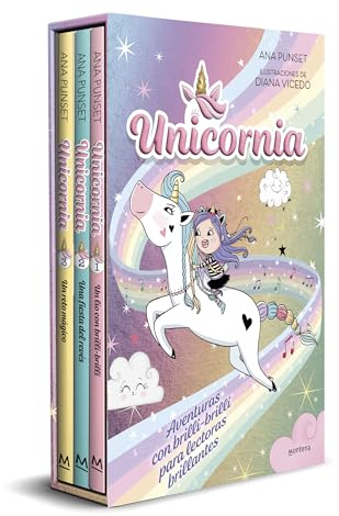 Unicornia - Estuche especial Unicornia: libros 1 al 3: ¡Tres libros mágicos con purpurina en la cubierta! (Universo Unicornia)