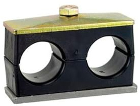 Qty 1, 1-1/4 Tube OD Size. Beta Clamps are Ideal for Clamping Tube. The Weld Down Assembly Includes: 1 Cover Plate, 1 Weld Plate, 2 Hex Bolts, and 2 Cushion Halves.