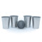 INTIRILIFE 5x Stapelbare Edelstahl Becher in 155 ml - Camping Outdoor Metall Becher Tasse Glas Trinkbecher Reisebecher- wiederverwendbar, bruchsicher BAP-frei ohne Plastik für Kinder geeignet