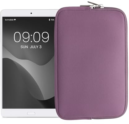 kwmobile Tablet Hülle kompatibel mit 8-8,4 Tablet - Universal Neopren Tasche Cover Case - Schutzhülle Sleeve in Lavendel