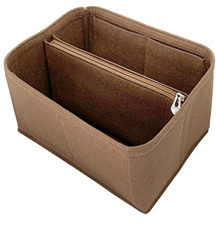 banbeln NOE NW BB väska organiseringsinsats för ryggsäck tygväska stor innerväska i väska YMX229-NY (L:25 x 18 x 14 cm, kaffe-ZL)