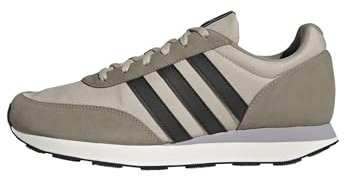 adidas Herren Run 60s 3.0 Leather Shoes Schuhe, Wonder beige/core Black/Putty beige