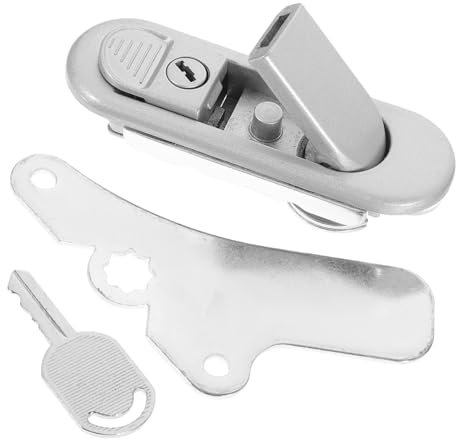 Yardenfun Serrure De Cabinet Électrique Serrure Plate Pour Armoire Équipements Réseaux Installation Facile Résistante à Usure Corrosion Avec Clé