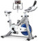 MettleMatic Heimtrainer Fahrrad für die Ganze Familie Konzipiert, Magnetische Ergometer Hometrainer Fahrrad mit 300 WATT Drehmoment, Große Tablet-Halter, Belastbarkeit 150/160 kg