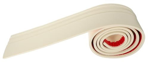 Uonlytech Fondo De Tv Zócalo De Pared Alfombra De Garaje Tableros Borde De Papel Tapiz Autoadhesivo Panel Azul Cinta Adhesiva De Doble Cara Tope Calcomanías De Pared Pegatinas