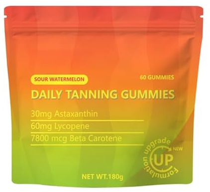 Tanning Gummies - Sunless Tanning - Astaxanthin - Betakaroten