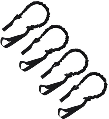 Luxshiny Set 4 Corde Elastiche per Esercizi Ruota Addominale, Fasce di Resistenza per Allenamento Addominali, Spalle e Schiena, Attrezzi Fitness Leggeri per Casa, Palestra e Viaggi