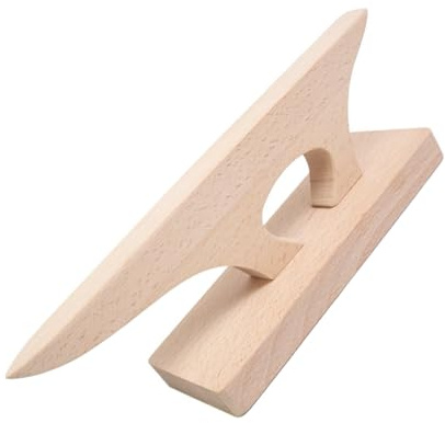 Shurhome Tabla de planchar de madera para planchar telas y dar vuelta a las esquinas al coser prendas Tabla de planchar de madera para planchar telas y girar esquinas