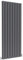 Vertical Radiator Flat Panel Designer Central Heating Anthracite Rads Double 1600x544mm