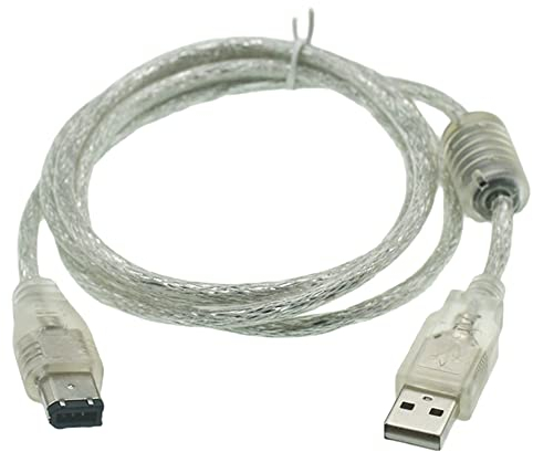 ezqnirk 1 pz 1.5m Firewire IEEE 1394 6 Pin maschio a USB 2.0 Adattatore maschio Convertitore cavo cavo
