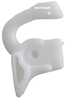 Marel Shop® - Boccola Supporto Gancio Fermo A191 A151 per Porta Frigorifero compatibile con Sharp per modelli: SJFP92VBE - SJF72PCBE - SJEX98FBE