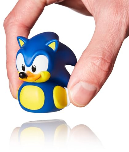 TUBBZ Mini Sonic the Hedgehog Collectible Vinyl Rubber Duck Figure - Official Sonic the Hedgehog Merchandise - Kids TV, Movies & Video Games