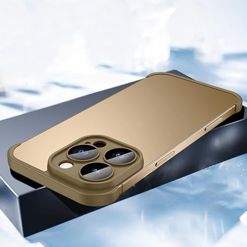 Cmeilau Coque Antichoc aux Quatre Coins sans Bordure pour iPhone 16 15 14 13 Pro Max Plus avec Protecteur d'objectif d'appareil Photo, Coque de Protection Fine et légère en Silicone Souple