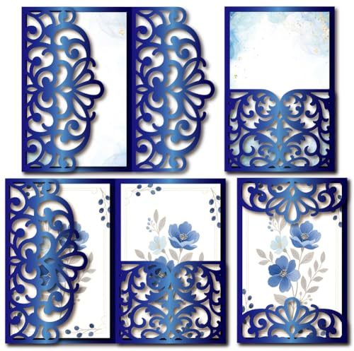 MAYJOYDIY Fustelle in metallo con bordo floreale per matrimonio, cornice in pizzo, fustelle da taglio per stencil, per scrapbooking fai da te, biglietti decorativi, goffratura, carta per album