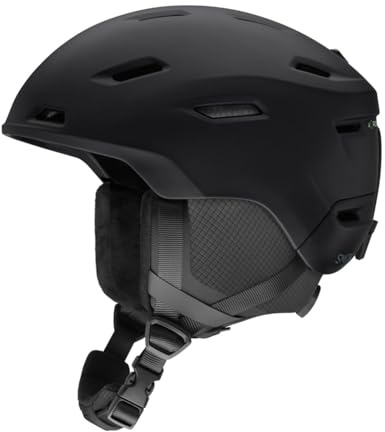 Smith - Casco de esquí y nieve para hombre, talla 63/67, color negro