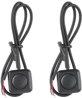 Set di 2 interruttori a pulsante Momentanei, 12 V/24 V, mini interruttore a pulsante per montaggio superficiale, controllo industriale, applicazioni elettroniche, facile da installare