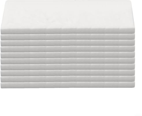 Flame Retardant Cotton 25pcs, Replacement Wicks for Tabletop Fire Bowl, 4.7x2inch Fireproof Fiber for Indoor Outdoor Ethanol Burner Decoration