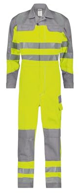 DASSY® Spencer Multinorm Warnschutz Overall mit Kniepolstertaschen - Größe 3XL - NEONGELB/GRAPHITGRAU
