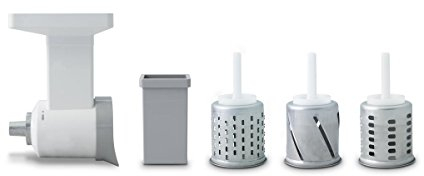 MVSA MESSERSCHMIDT GEMÜSESCHNEIDER RAFFELVORSATZ UNIVERSAL MIT DIREKTANSCHLUSS FÜR KITCHENAID KÜCHENMASCHINEN Fresh Food Grinder Attachment - Made IN Germany