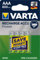 4x VARTA Batterie Akku Ready2Use MICRO AAA 1,2 V HR03 800mAh