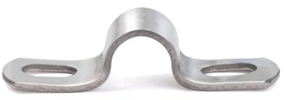 Abrazaderas Metalicas para Tubos Ø16 mm, MgcTolBox Clip para Tubo, U-Abrazadera de Acero Inoxidable para la Fijación de Tubos, Manguera o Cables - PACK 10 unidades