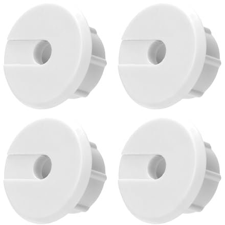 4pcs Wall Bushing for Starlink Ethernet Cable, Wall Grommet Cable Routing Kit to Cover 0.94in Wall Holes Cable Bushing Pass Through Protective Accessories for Furniture & Wall Holes