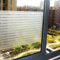 Lifetree Fensterfolie Streifen Blickdicht Sichtschutzfolie: Selbstklebend Fenster mit Statischer Haftung ohne Klebstoff Milchglasfolie Folie Anti-UV Für Zuhause Büro Statisch Folie 115x400cm