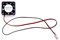 JZK Ventilador refrigeración mini 25x25x7 mm DC 12V 25 mm con 2 pines, 10000 rpm,0,04 A,2507 pequeño ventilador DC sin escobillas 2,5 cm para placa desarrollo, tarjeta gráfica, ventilador impresora 3D
