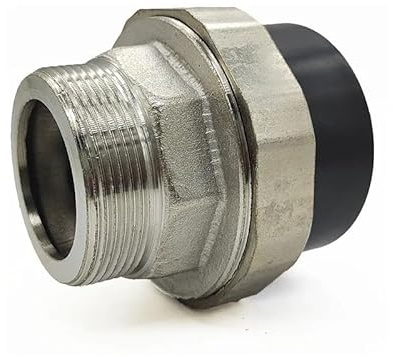 HBGNZU Raccord de Union en Acier Inoxydable PE 304, 1 pièce, raccord de Tuyau en Fonte à Filetage mâle Femelle(Female 25mm)