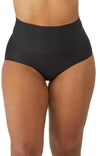 Maidenform Womens Tame Your Tummy Brief, Firm Control Toning Underwear Shapewear, Black, Medium US