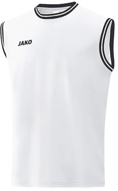 JAKO Herren Trikot Center 2.0, Weiß/Schwarz, M