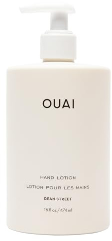 OUAI Handlotion Die perfekte leichte Formel, um Ihre trockensten Flecken zu hydratisieren. Hergestellt mit Avocado-, Jojoba- und Hagebuttenölen, um Feuchtigkeit einzuschließen (473 ml)