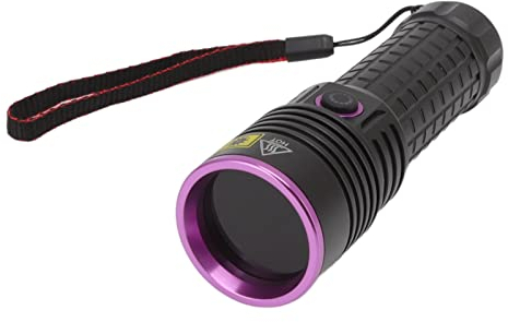 Linterna UV Y48 365nm, Linterna UV Blacklight, Linterna Ultravioleta LED, Mini Detector de Antorchas de Mano Portátil para Manchas de Pet de Orina para Perro, Curado de Resina