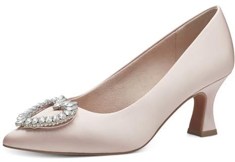MARCO TOZZI by Guido Maria Kretschmer Damen Pumps Spitz Elegant, Cremefarben (Powder Satin), 39 EU