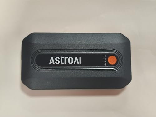 AstroAI B8 Jump Starter Power Pack for 12V Vehicles (7.0L Petrol / 5.5L Diesel) and Motorcycles, Car Battery Booster Jump Starter Power Bank, Includes LED Light & Full Accessories, Orange