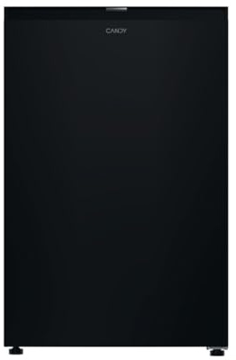 Candy CNOQ2S58EB, Frigorífico Mini, Bajo Encimera, Ancho 54,5cm, Altura 85cm, 129L, 2 Estantes, 3 Balconeras, 1 Cajón, Congelador, Control Mecánico Interno de temperatura, Iluminación LED, 37DB, Negro