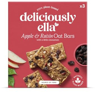 Deliciously Ella Apple Raisin And Cinnamon Oat Bar Multipack 3X50G 150G