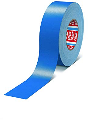 tesa band 4651 Premium leistungsstarkes Gewebeband versch. Breiten und Farben (50 mm x 50 m, blau)