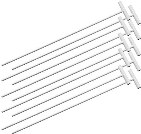 ZRM&E 10pcs Pigeon Cage T-Shaped Ribbon T Bars Pigeon Catching Supplies Pigeon Bird Entrance One-Way Trap for Racing Pigeons and Other Birds