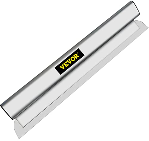 VEVOR Cuchillas de Encintar 100 x 13,8 x 5,4 cm Acero Inoxidable Hoja de Skimmimg de Panel de Yeso con Grosor de la Hoja de 0,5 mm Espátula de Encintar Masilla para Entrar en Junta y Costura Estrecha