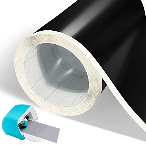 Smart Vinyl Permanent für Cricut Joy, 20FT/14cm*600 cm Vinylfolie Plotter, Plotterfolie Selbstklebend, Blätter Transferfolie für Partydekoration, Aufkleber