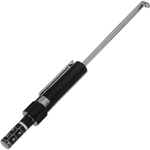 Ipetboom Misuratore Spessore Pastiglie Freno Precisione Strumento Pratico in Plastico e Ferro per Rilevazione profondità Battistrada Auto Tester per Diagnostica