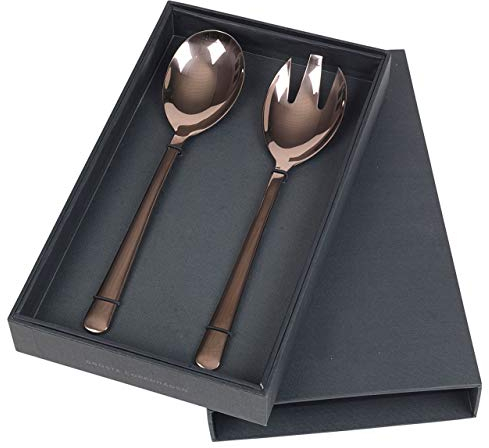Broste Copenhagen 14479067 Hune Salatbesteck, Edelstahl, 28,5cm