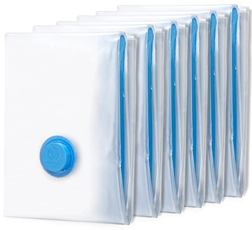 BoxLegend Vakuumbeutel Vakuum Aufbewahrungsbeutel Staubsauger 6 Stück 70x50cm, Vakuum Wiederverwendbar Kleiderbeutel für Kleidung Bettdecken Bettwäsche Plüschtiere Kissen Wolldecken Quilt