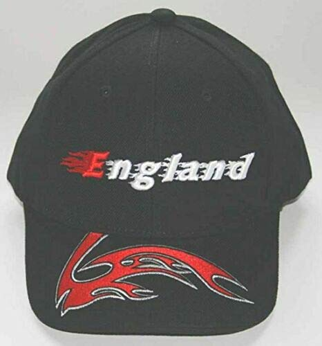 Kappe Basecap England Cap mit Stick Baseballcap Mütze Fire Fahne