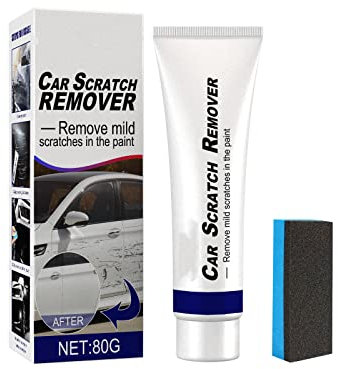 Removedor de arañazos, 80g de cera para reparar arañazos en la pintura del coche, cera para el mantenimiento del coche, pasta de pulir para el cuidado de la pintura (1 Pieza)