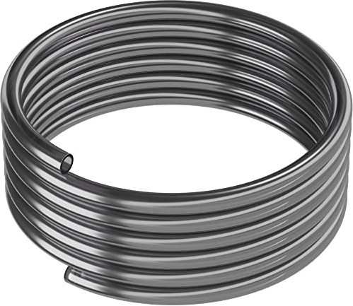 ARKA PVC-Schlauch - 9/12 mm, 5 m, Grau - Robuster und Flexibler Schlauch für Aquarien, Teiche und mehr, bietet zuverlässige Leistung in Allen Einsatzbereichen